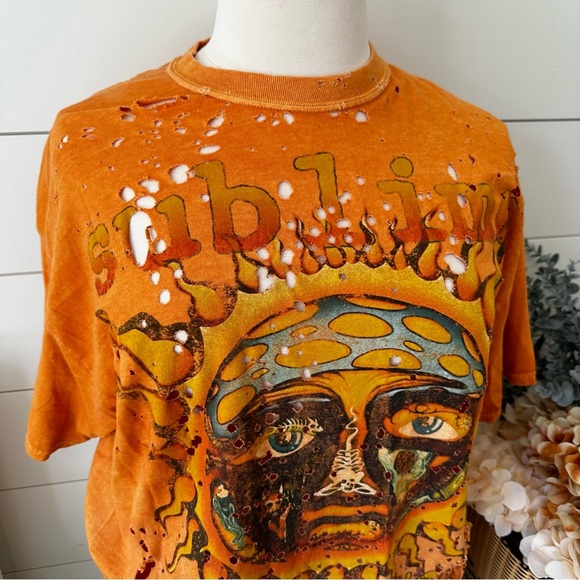 Sublime oversize tee ripped tshirt S/M but fits L/XL too - Picture 11 of 11